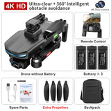 L800 PRO2 Drone GPS 4K HD Professional Dual Camera 3-axis Anti-shake Gimbal Brushless Motor Obstacle Avoidance Dron