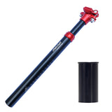 Outdoor MTB Bike Suspension Seatpost Aluminum Alloy Mountain Road Bicycle Damping Seat Post Shock Absorber Seat 31.6mm Tube