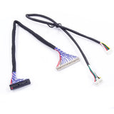 G156HTN02.0 lvds cable with LED backlight cable 25cm for AUO screen