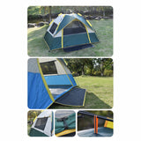 2-3 Person Camping Tent Automatic Pop Up Outdoor Family Tent Double Layer Waterproof Hiking Trekking Portable Backpacking Tents