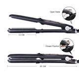 Professional Steam Hair Straightener Negative Lonic Steamer Curling And Straightening Ceramic Nano Flat Iron Hair styler