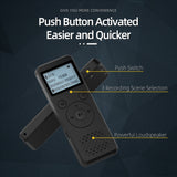 110 hours long time 1536kbps digital voice recorder-password- timing automatic recording-voice activation-with MP3 play