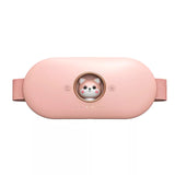 Cordless Massage Heating Pad Vibration Warm Waist Belt Smart Massager For Back Or Belly Period Pain Relief Device Gift For Women