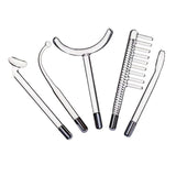 High Frequency Electronic Beauty Instrument 5 in 1 Portable Electrode Ultrasonic Facial Massage Machine Face Skin Care Tools