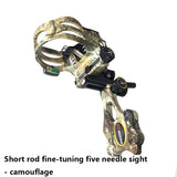 TR fine-tuning five-needle sighting compound bow  quick-tuning sight Short-bar long pole five-needle aiming single-needle aiming