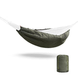 Multifunctional Hammock Underquilt Winter Warm Hammock Under Blanket Poncho for Outdoor Camping Traveling Swing With Bag