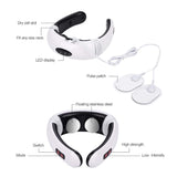 EMS Electric Pulse Neck Treatment Impulse Cervical Vertebra Back Shoulder Pain Relief Massager Relaxation Health Care