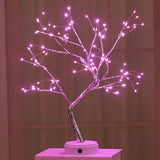 LED night light bonsai tree light sky full of stars lighting holiday lights home party wedding interior decoration night light