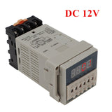 DH48S-S Programmable Timer 0.1s-990h Repeat Cycle SPDT Time Switch Relay time relay cycle control with Socket Base DH48S 40% off
