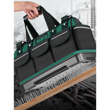 2022 Upgrade Tool Bag 13/14/16/18/20/23 Inch Electrician Bag 1680D Oxford Waterproof Wear-Resistant Strong Tool Storage Toolkit