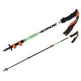 Trekking Stick Carbon Fiber Nordic Skiing Walking Cane Hiking Camping Poles Ultra-Light Adjustable Telescopic Cane