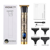 2021 New Hair Trimmer For Man USB Rechargeable  LCD Hair Clipper Barber Shop Men's Shaver Trimmer Beard Hair Cutting Machine