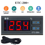 ETC 974 Digital Temperature Controller 220V ETC 961 Microcomputer Thermostats Refrigerator Thermoregulator With 2M NTC Sensor