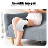 Electric Knee Massager Heating Pain Relief Red Light Wireless Vibration Knee Massage Machine Three‑level temperature