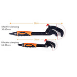 Universal Key Pipe Wrench  14-30 / 30-60mm Open End Spanner Set High-carbon Steel Snap N Grip Tool Plumber Multi Hand Tool