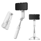 Gimbal Stabilizer With Bluetooth-Compatible Fill Light Telescopic Selfie Stick Multi-Function Video Shooting Tripod For Phone