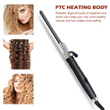 Men's boy Hair Curler Ceramic Hair Curling Wand Small Hair Deep Curly Hair Curlers Rollers Iron Rotating 360 Degree