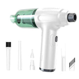 Air Duster Wireless Air Blower Compressed Vacuum Cleaner Cordless Electric Air Duster &amp; Vacuum 2 in 1 for Computer Keyboard Car
