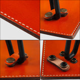 Jeebel Camp Vegetable Tanned Leather Pedestal Pad/Gas Cylinder Cover For SOTO ST310 Stove Handmade