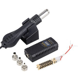 JCD Micro Rework hot air gun 220V 110V 750W Digital Display Soldering station heat gun welding Desoldering tools 8858 Hair dryer