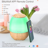 Wi-Fi Essential Oil Diffuser Ultrasonic Aromatherapy Humidifier APP Control Amazon Alexa Google Home Control 7 Colorful Lamp