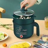 Electric Cooking Machine Household For 1-2 People Hot Pot Single/Double Layer Mini Electric Rice Cooker Non-stick Frying Pan