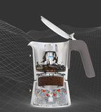 Seven & Me Coffee Maker Warmpro Power Coffee Machine Warmpro Household Small 7 Mini Fancy Simple Milk Frother Italian Mocha Pot