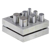 Jewelry Disc Cutter Punch Set Metal Circle Cutting Punching Tools Jewelry Making Punch