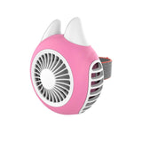 2020 Summer Mini Fan Leafless Turbo Style Handheld USB Rechargeable Wearable Portable Desktop Fan with Rotating Dial Strap