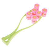 Flower Type Elastic Facial Massager Face-Lift Massage Roller Slimming Face