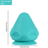 Silicon Massage Ball With Suction Cup For Psoas Thoracic Spine Upper Back Neck Scapula Foot Yoga Muscle Relax Massage Apparatu