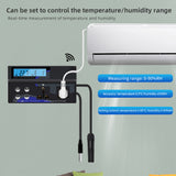 High Precision WIFI Digital Temperature Humidity Controller 220V Thermostat Control Switch Cooling Heating APP Monitor EU Plug