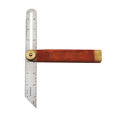 Wooden Marking Gauge Protractor T-Bevel Angle Ruler Woodworking Level Measuring Gauge Tool With Wooden Handle Drop forceful