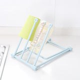 Drainer Storage Racks Foldable Vertical Rags Kitchen Towels Hanger Free Punch Table Storage Rack Cup Holder Kitchen Gadget Set