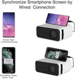 Yt500 Home Mini Projector Miniature Children Led Mobile Phone Projector Built-in Speaker Portable Media Player