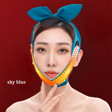 New Wireless V-Line Thin Face Cheek Mask Massager Facial Lifting Slimming Machine V-shaped Lift Up Belt Double Chin Reducer 2022