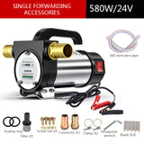 ZM-007 Portable Single-Turn High-Flow Oil Suction Pump Stainless Steel Diesel/Kerosene Self-Priming Oil Pump 12/24/220V Oil Pum