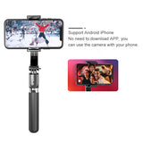 Bluetooth Handheld Gimbal For Smart Phone Camera Single Axis whit Remote Control Video Shooting Stabilizer Telescopic Tripod