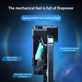 F20 Mobile Phone Semiconductor Radiator Game Controller Grip Handle Buttons Cooling Fan Compatible For Iphone / Android Phone