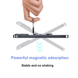 Portable Magnetic iPhone Stand Cell Phone Finger Ring Holder For iPhone 12 iPhone 13 Full Aluminum Alloy Adjustable iPhone Stand