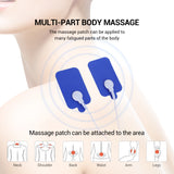 35 Mode Dual Output Digital Electronic Pulse Massager EMS Muscle Stimulator Pain Relief Machine Electro Therapy Body Massage