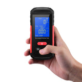 Electromagnetic Radiation Tester EMF Meter LCD Backlight Magnetic Field Radiation Detection Alarm Average/Peak Mode Rechargeable