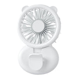Necklace Fan Mini Bladeless Handheld Fan Portable USB Rechargeable Personal Neck Fan Mobile Phone Lens Selfie Lamp Clip Fan