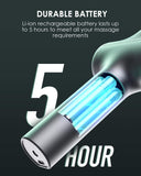 Deep Tissue Muscle Massage Gun Electric Fascia Body Massager Exercising Fitness Relaxation Pain Relief