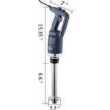VEVOR Safety Button Space-saving Thickened Blade Commercial Immersion Blender Electric Handheld Mixer Stick for Various Food