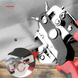 Handheld Portable Eyelet Puncher Household DIY Leathercraft Hole Punch Plier 2 2.5 3 3.5 4 4.5mm Round Holes