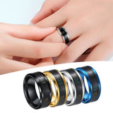 Smart Temperature Ring Fashion Stainless Steel Intelligent Temperature Sensor Rings Thermometer Finger Digital Temperature Meter