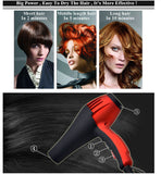 Professional Salon Hair Dryer 2000 Watt Negative Ionic Fast Drying Blow Dryer AC Motor Low Noise Hair Blow Dryer with Diffuser