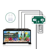 WiFi Online pH TDS Controller 3-in-1 pH/TDS/TEMP Water Quality Detector pH Controller with Relay Plug Repleaceable Electrode