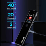 3072kbps Professional Audio Voice Recorder With Touch key and OLED display Digital HD Long distance MP3 Music Player